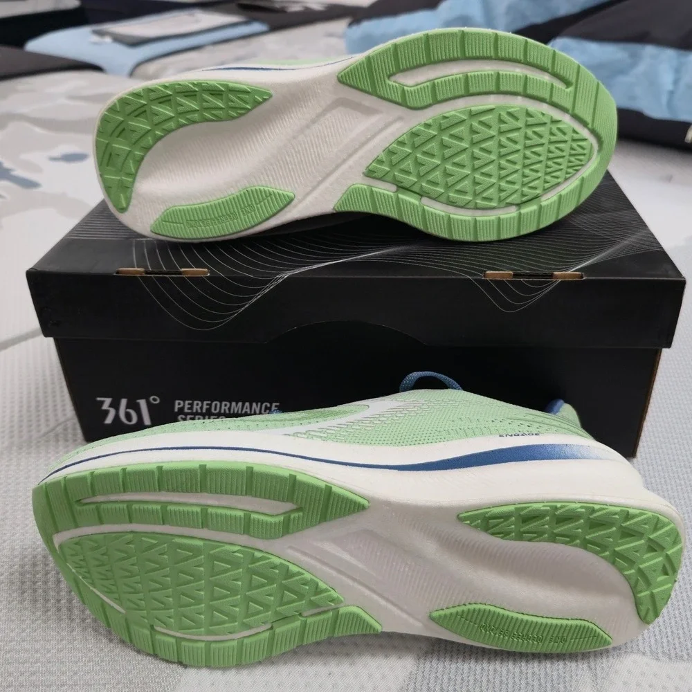 361 Degrees Centauri Womens Running Shoes Green Figs Y2341-7400 Size 9.5 New